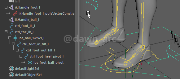 [Maya]Rigging 16 - Ankles & Heels